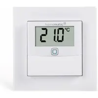 Homematic Capteur de température et d'humidité avec écran, intérieur, 1 pièce.