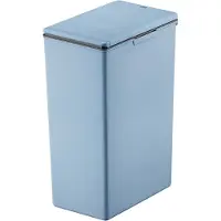 EKO Poubelle Morandi Touch, peu encombrante, plastique, Touch Bar, L 245 x P 370 x H 630 mm, 40 litres, bleu