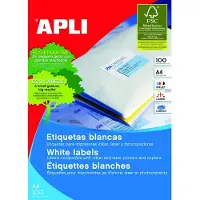 APLI 1270 Box Multipurpose Label 70x25.4 Mm Clair
