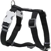 Red Dingo Harnais pour chien souple 30-48 cm noir