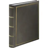 Hama Super Jumbo London Photo Album 80 Pages 34x35 Cm Gris