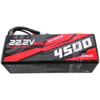 Gens ace G-tech 4500mah 6s1p 22.2v 60c Hardcase Rc Car Lipo 14 Drone Battery Rouge