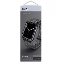 Uniq Bracelet tressé Aspen Designer Edition pour Apple Watch | 44/45/46/49 mm - Pebble Grey