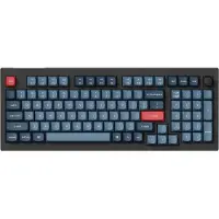 Keychron V5 Max, 96%, Avec et sans fil, RF Wireless + Bluetooth, Commutateur mécanique, LED RGB, Noir, Gris