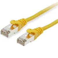 Equip 606313 Câble patch Cat6A S/FTP 2xRJ45 25.00m jaune LSZH Polybag
