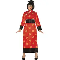 Guirca China Woman Costume Orange XL
