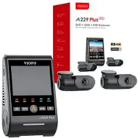 Viofo Enregistreur d'itinéraire GPS A229 PLUS 3CH-G