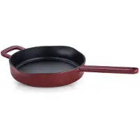 Fissler Pfanne Gusseisen, Burgunder rot 26 cm