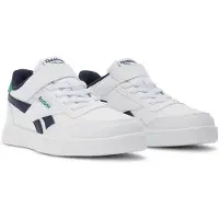 Reebok Court Advance Elastic & Top Strap Children Trainers Blanc EU 27 Garçons,Filles