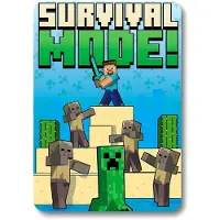 Minecraft Polar Blanket Multicolore