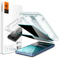 Spigen Protection d'écran en verre trempé GLAStR Privacy Applicator - lot de 2 pour Samsung Galaxy S25 Ultra