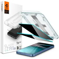 Spigen Protection d'écran en verre trempé GLAStR Privacy Applicator - lot de 2 pour Samsung Galaxy S24 Plus / S25 Plus