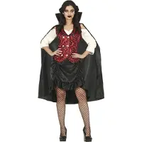 Guirca Vampires Woman Costume Noir S