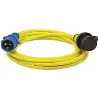 VETUS Cee Ip44 H07bq-f Ground Connection Cable 3g 5 M 16a Jaune