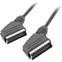 Lanberg CA-EUEU-10CC-0018-BK CÂBLE SCART 1,8 M SCART (21-PIN) NOIR