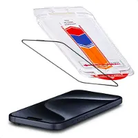 Accezz Protecteur d'écran en verre trempé + Applicateur pour Apple iPhone 15 Pro Max