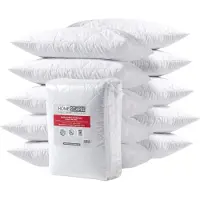 Homescapes Lot De 10 Protège-Oreillers En Polycoton, 50 X 75 Cm