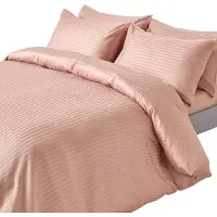 Homescapes Literie damassée taupe beige densité de fil 330, 260 x 220 cm