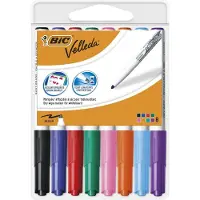 BIC Marqueur pour tableau blanc Velleda (8 x)