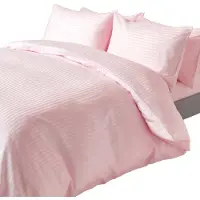 Homescapes Literie damassée rose densité de fil 330, 240 x 220 cm
