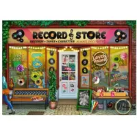 Ravensburger Puzzle Magasin de vinyles - 1000 pièces Musique Rétro