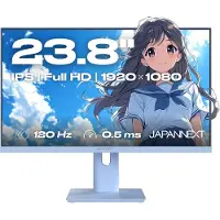 Japannext JN-IPS238G120F-HSP - Écran LED - jeux - 23.8" - 1920 x 1080 Full HD (1080p) @ 120 Hz - IPS - 300 cd/m² - 1200:1 - HDR10 - 0.5 ms - HDMI, VGA - haut-parleurs - bleu pastel