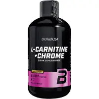 Biotech USA L-Carnitine + Chrome concentré pour la préparation de boisson saveur Orange 500 ml