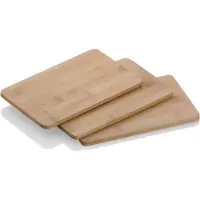 kela Set De 3 Planches À Découper En Bambou Kela