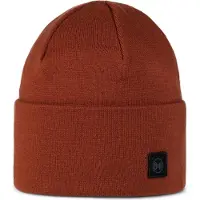 Buff Knitted Beanie Marron