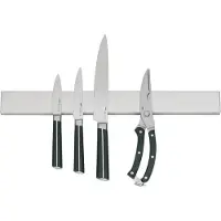 kela Porte Couteaux Magnétique Kela Plan Silver 45 x 5 x 1,5 cm