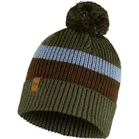 Buff Unisexe, Bonnet, Chapeau tricoté Elon Camouflage, Vert, (Taille unique)