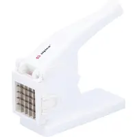 Alpina Alpina, coupe-frites en acier inoxydable pour des coupes rapides, blanc