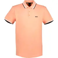 BOSS Paddy 10241663 Short Sleeve Polo Orange L Homme