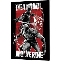 SEMIC Gravure sur bois Marvel Deadpool & Wolverine 03 Maximum Effort 35 x 50 cm