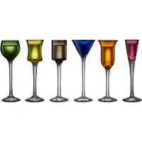 Lyngby Glas Verre à Shot Lyngby Glas Schnapps Assorted 25 / 50 ml (6 pièces)