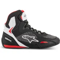 Alpinestars Chaussures Faster-3 Rideknit Black White Red