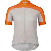 POC Essential Road Logo Short Sleeve Jersey Orange XS Femme