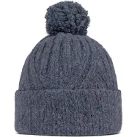 Buff Knitted Beanie Bleu,Gris