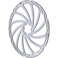 Bbb Powerstop Brake Disc Argenté 220 mm