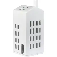 Räder 10845 MAISON - Maison lumineuse petites fenêtres - Porcelaine - Hauteur 16,6cm
