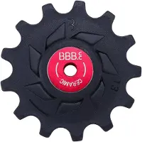 BBB Rollerboys Ceramic Shimano Mtb Jockey Wheel Set Argenté 13-13t