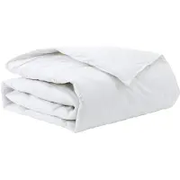 vidaXL Couette d'hiver Blanc 155 x 200 cm Plume
