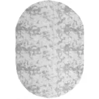 vidaXL Tapis shaggy à poils longs NAVARRA gris argenté 300x200 cm