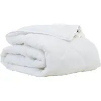 vidaXL Couette blanche 200 x 135 x 4 cm en polyester
