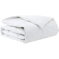 vidaXL Couette d'hiver Blanc 140 x 220 cm Plume