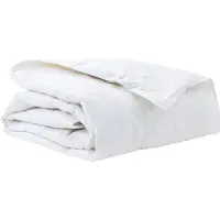 vidaXL Couette Blanc 135 x 220 cm Plume