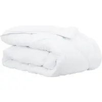 vidaXL - Couverture d'hiver 202 x 201 x 5 cm, polyester, blanc