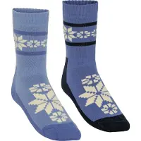 Kari Traa Rusa Wool Crew Socks 2 Pairs Bleu EU 36-38 Femme
