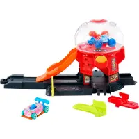 Hot Wheels MATTEL City - Magasin de chewing-gum + voiture JBM62