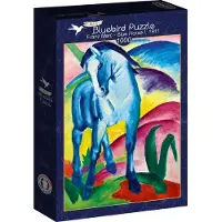 Bluebird Puzzle Puzzle Franz Marc - Cheval bleu I 1911 - 1000 pièces